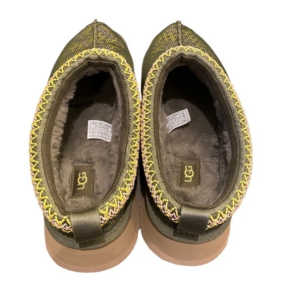 UGG Tazz Maxi Tasman Slip On Slipper Shoes Burnt Olive 1140430 Women Size 10 NEW - Picture 4 of 11